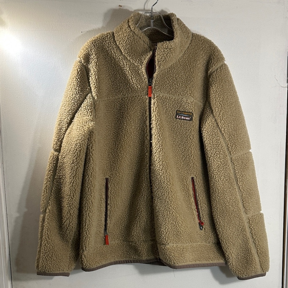LL Bean Sherpa Fleece Jacket